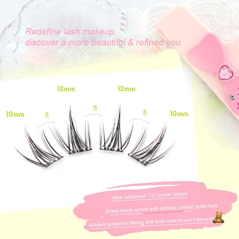 Large Capacity Glue-Free Lashe - đánh giá và giá Eyelash Extension For Hooded Eyes