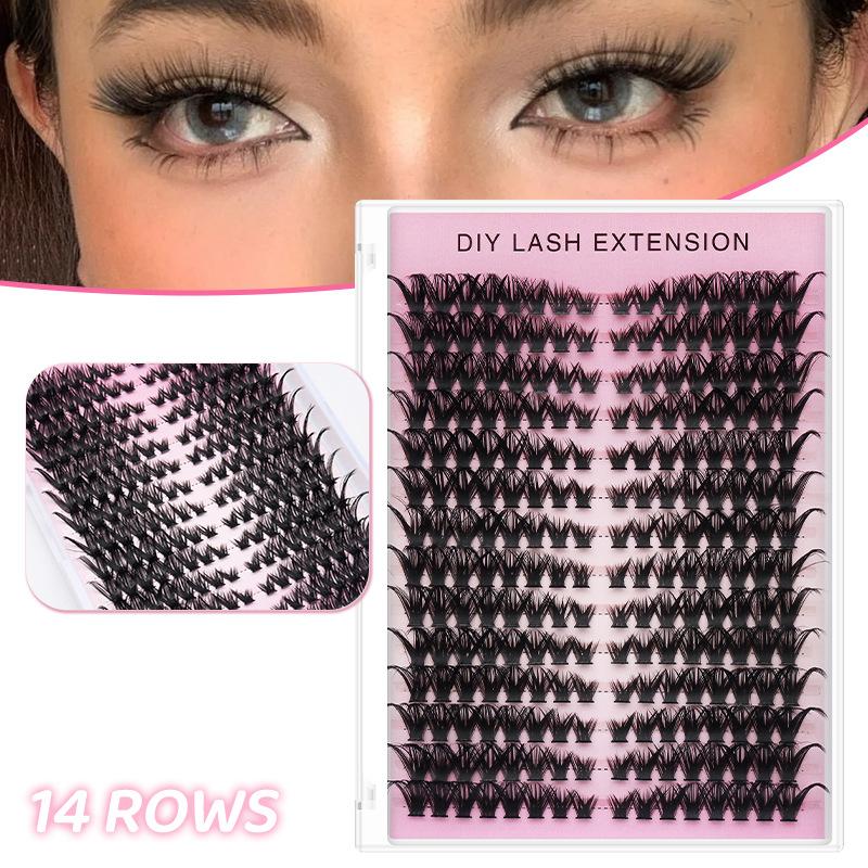 【M】14 Rows DIY Lashes Extensio - đánh giá và giá Eyelash Extension Or Extensions