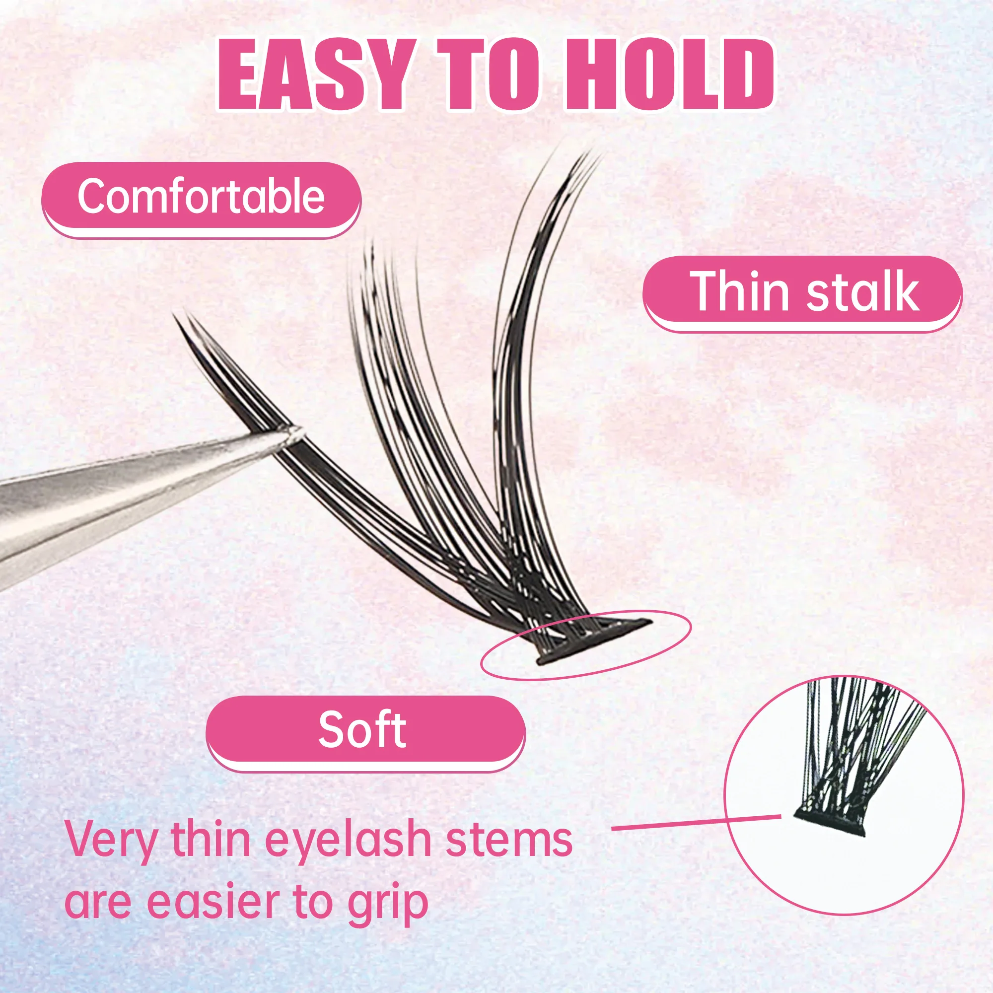Eyelashes 200 PCS Clusters Las - đánh giá và giá Eyelash Extension Equipment